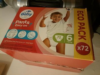 2 paquets 36 couches taille 6