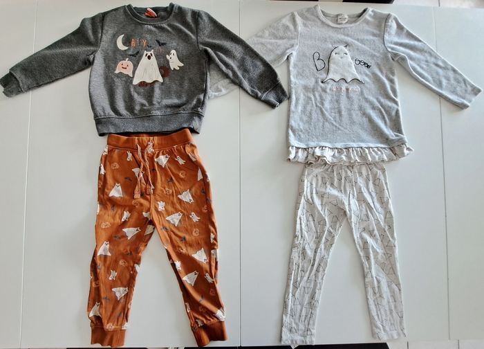 Lot de 2 pyjamas fille 4 ans BE - photo numéro 2