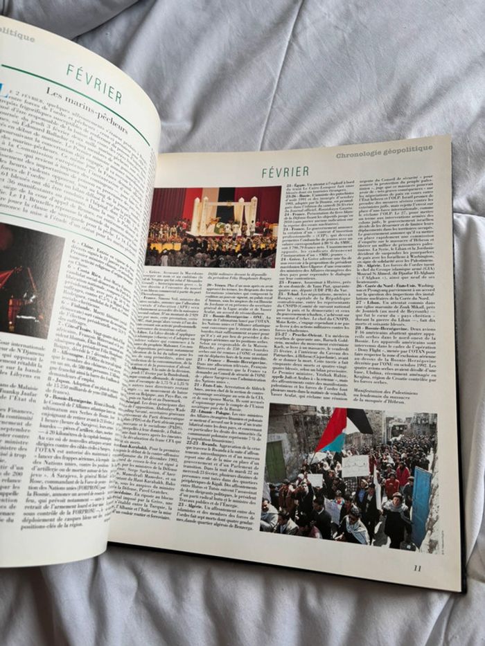 Encyclopédie hachette générale annuel 1995 événements de l’année 1994 collection vintage 90s - photo numéro 10