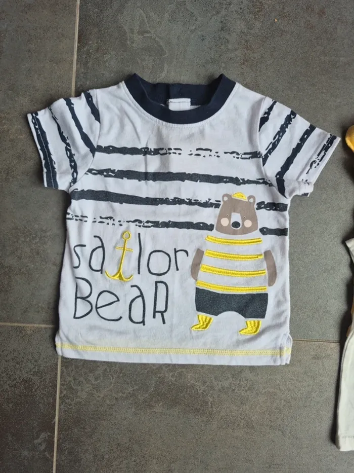 Lot tee-shirts 6 mois bébé garçon - photo numéro 12