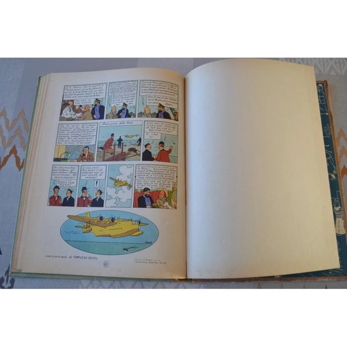 Tintin les sept boules de cristal B12 de 1955 - photo numéro 10