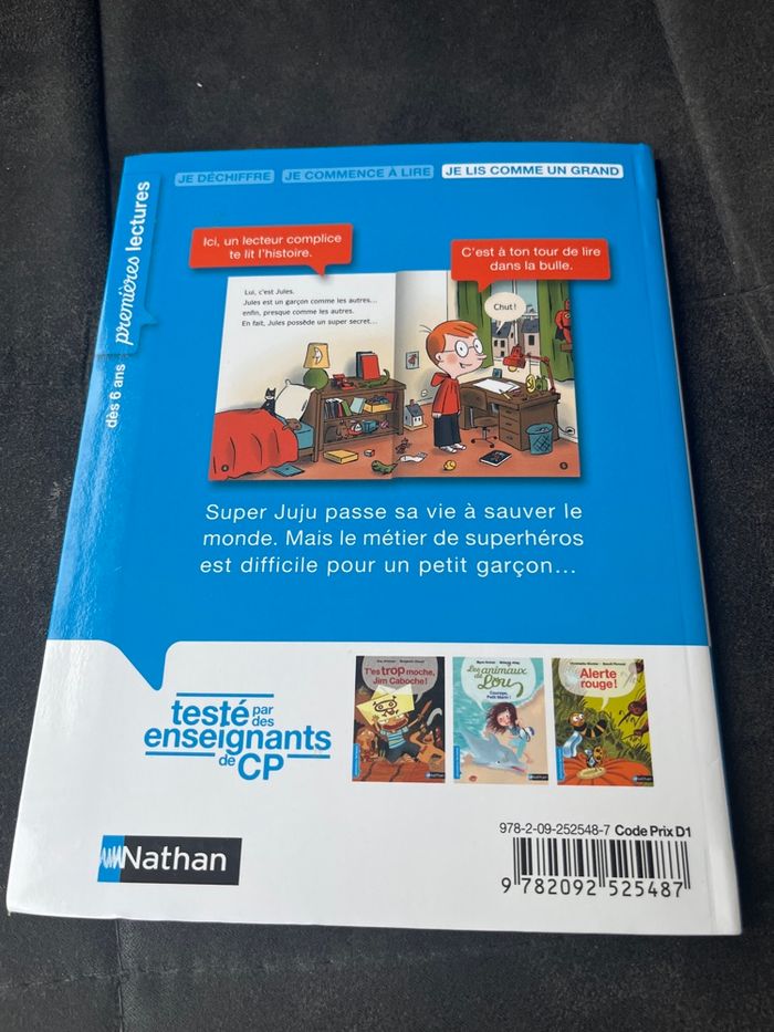 Livre premières lectures Nathan ici super juju - photo numéro 3