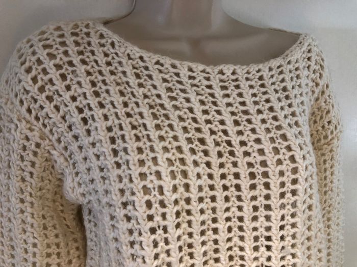 Esprit pull blanc cassé taille M - photo numéro 4