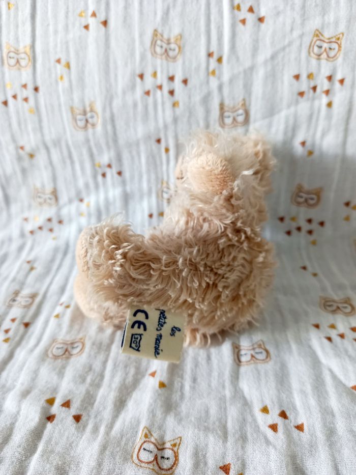 Doudou ourson beige Les petites Marie - photo numéro 2