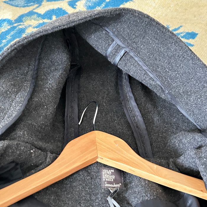 Manteau avec capuche gris - photo numéro 2