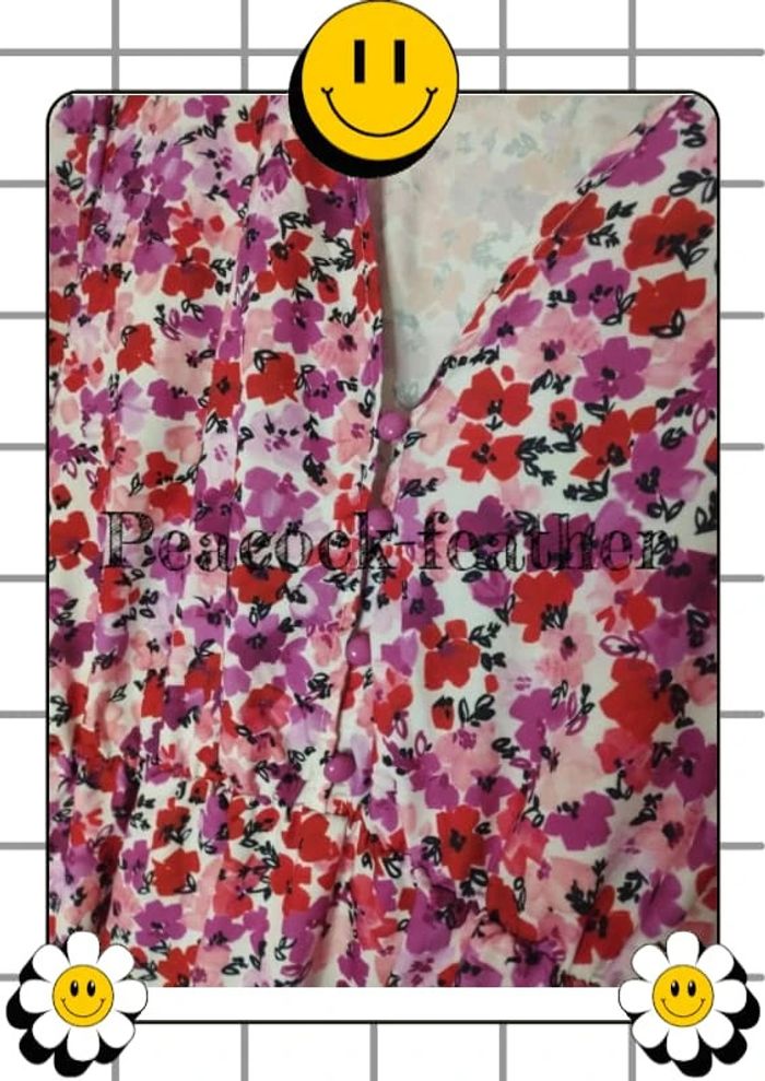 Robe rose fleurie 42 - photo numéro 4
