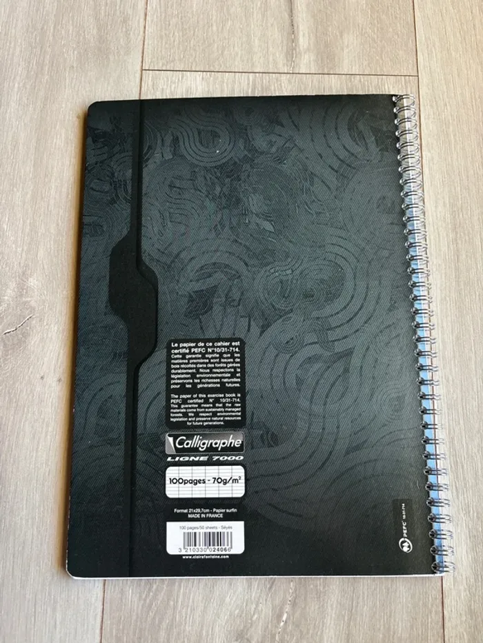 Cahier calligraphe - photo numéro 5