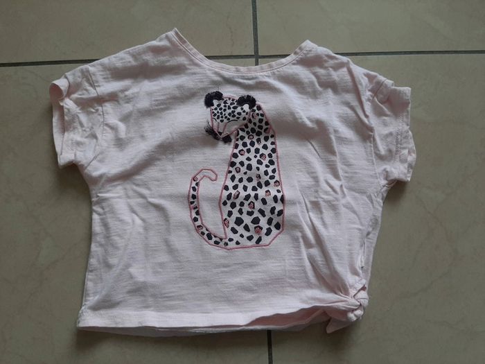 Tee shirt manches courtes fille 4 ans