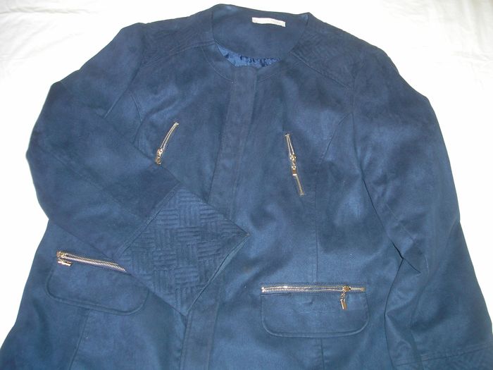 manteau 3/4  "suédine"