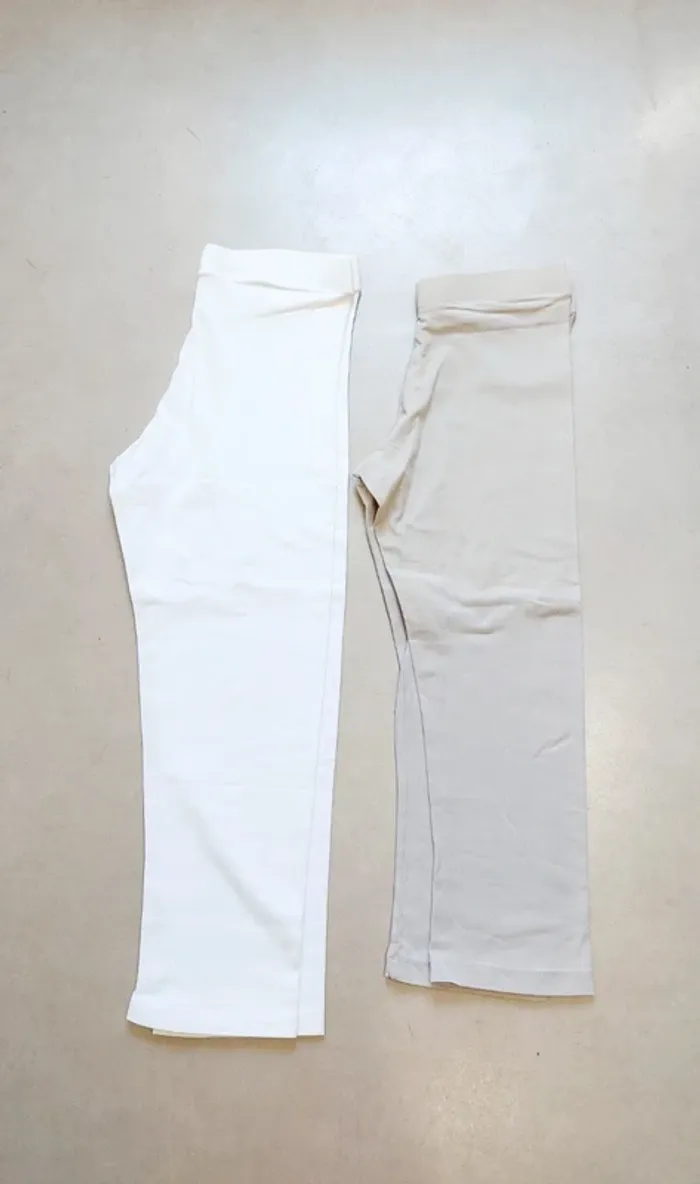 Lot de 2 leggings Camaïeu taille 36 ou S