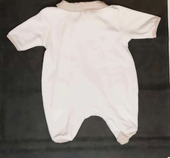 Pyjama  👣  mixte,  velours,  ouverture  devant,  Kitchoun 0mois/50cm grenouillère - photo numéro 2