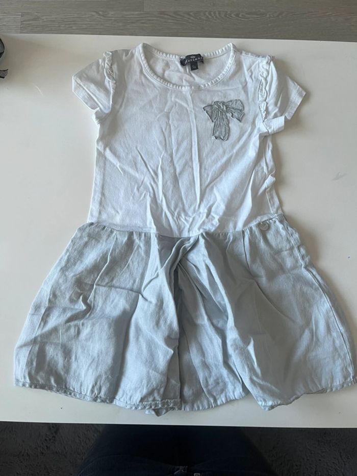 Robe fille d’été manche courte