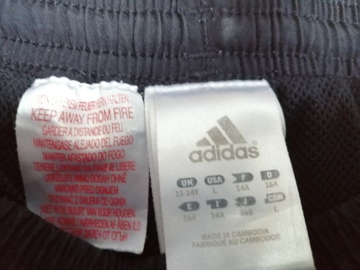 Jogging #Adidas noir et blanc T 14 ans - photo numéro 5