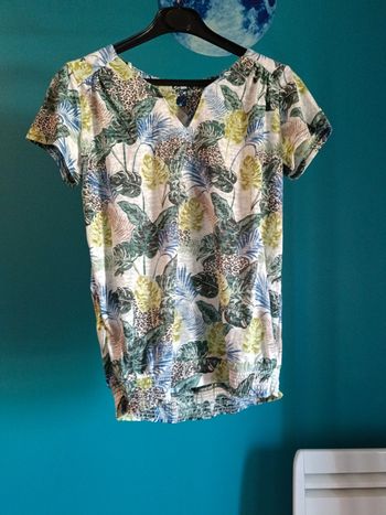T shirt fleurs