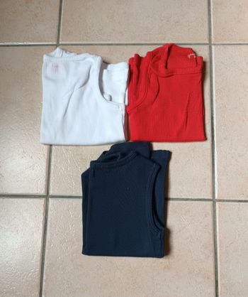 Lot de 3 débardeurs 3 ans