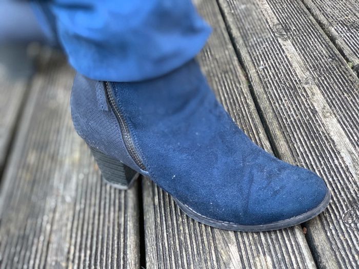 Bottines bleues 38 Tissaia (101)