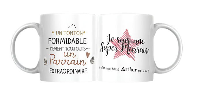 Tasse Mug Publicitaire Pour Votre Entreprise ou Association, Cadeau Humour Drôle Fun, Anniversaire, - photo numéro 4