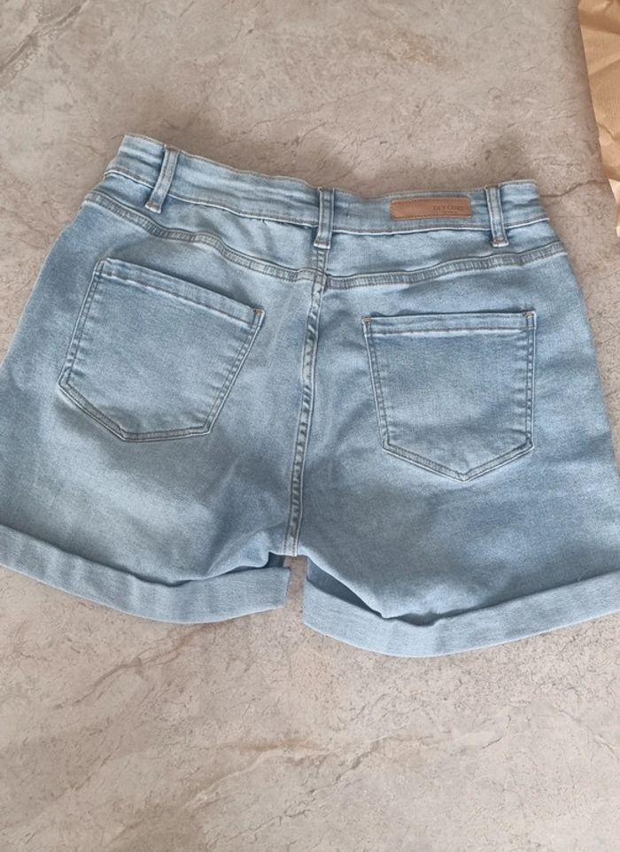 Short en jean Deeluxe - Cassandre Light Stone Used Bleu - photo numéro 4