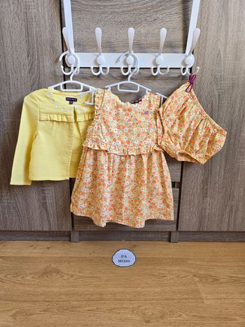 Vêtement Bébé Fille - Ensemble Robe + Gilet  - Sergent Major - 24 mois 86 cm