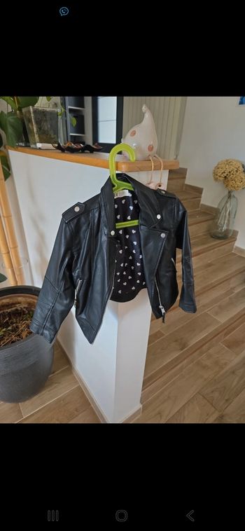 Blouson type perfecto h&m 6/7 ans