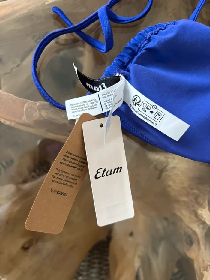 Haut de maillot de bain Etam violet - photo numéro 5