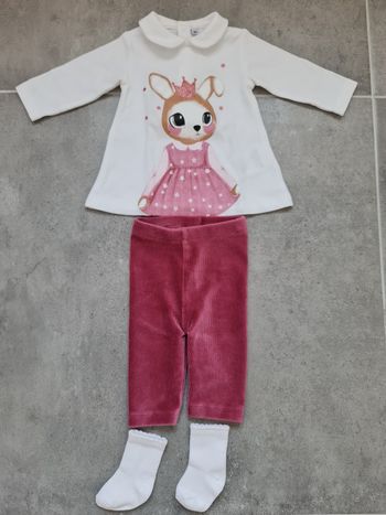 Ensemble lapin 3 mois