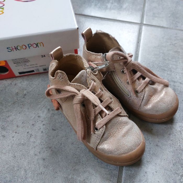 Chaussures shoopom rose doré pointure