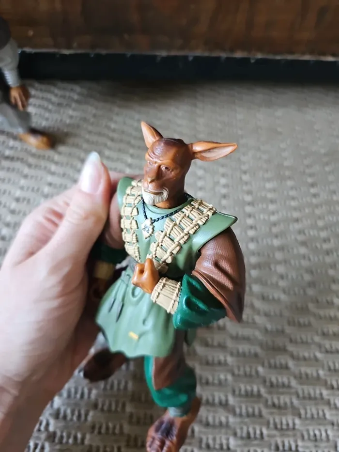 Figurine kangourou guerriers de la vertue vintage - photo numéro 7