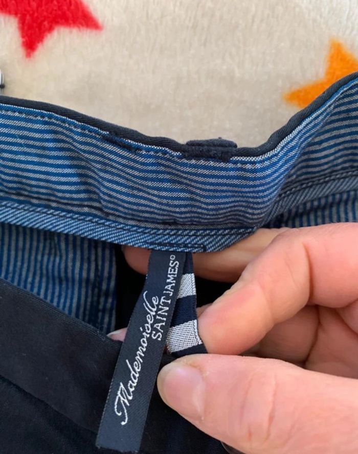 Pantalon Saint James Bleu Marine T42 - photo numéro 3