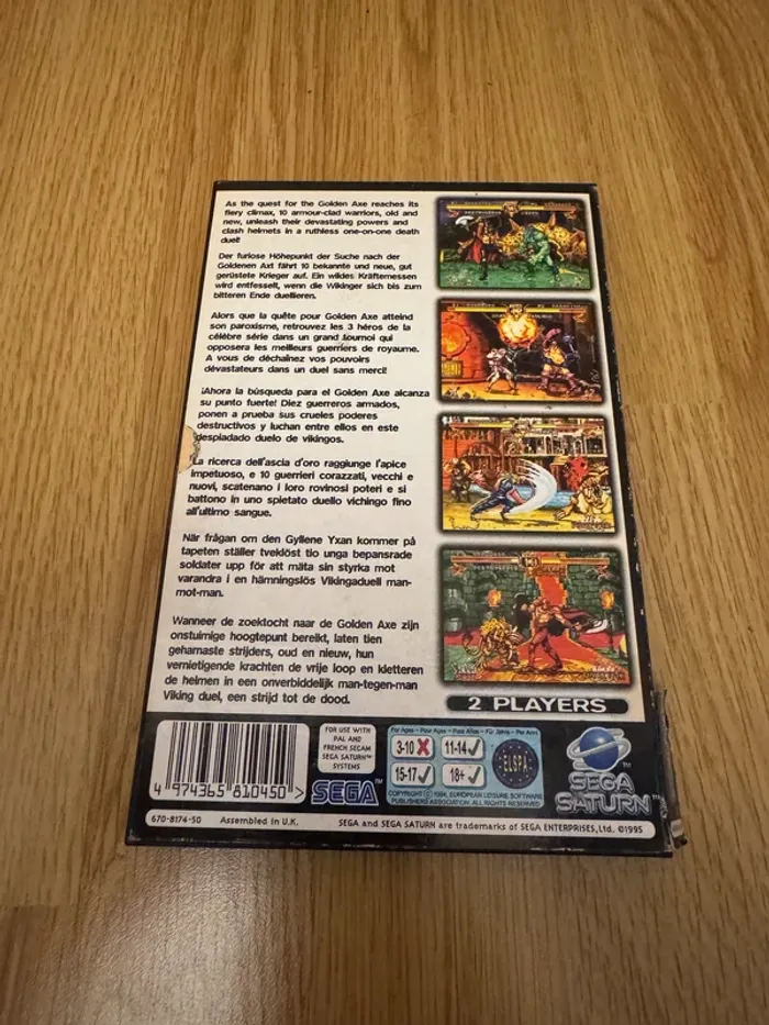 Golden Axe The Duel - Sega Saturn - Bon état - photo numéro 2