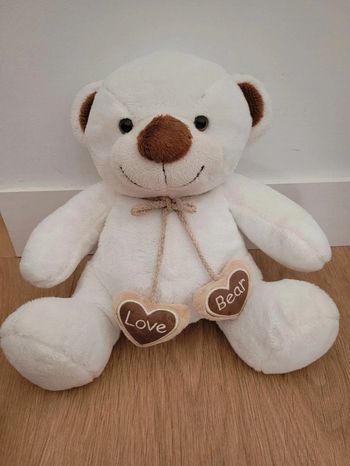 Peluche doudou ours Aubert