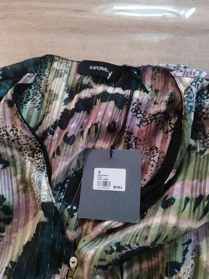 Robe longue Kaporal verte Taille S. Neuf avec étiquette, parfaite pour l'été ! - photo numéro 5