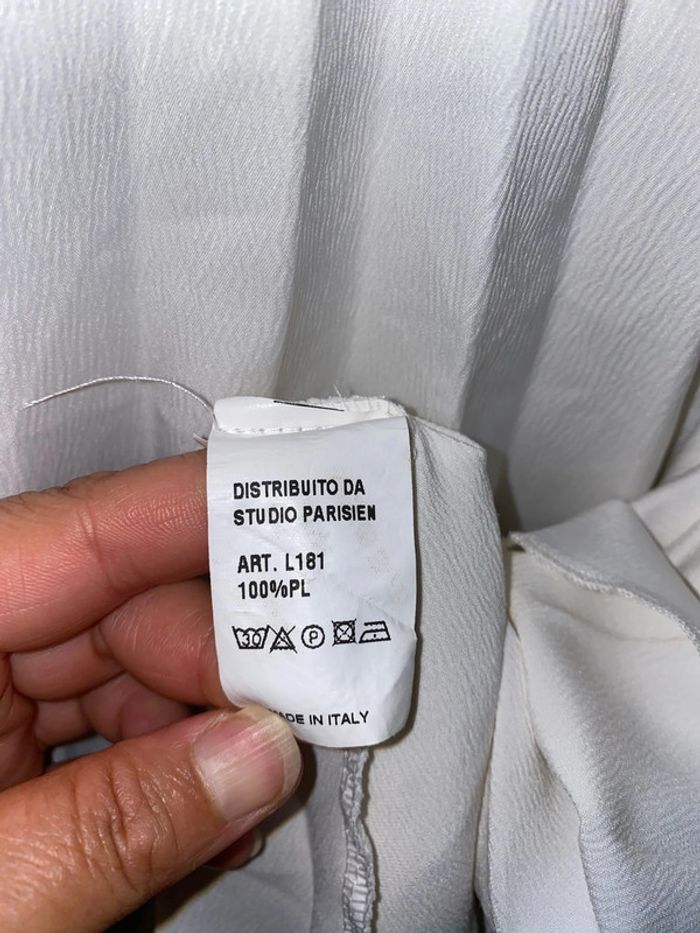 Jupe longue satinée plissée Taille M - photo numéro 11