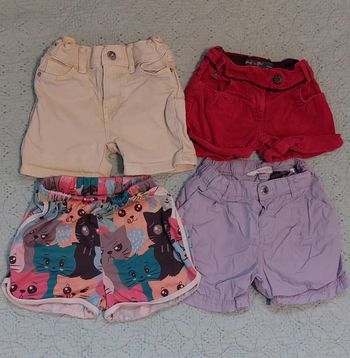 Lot de 4 shorts