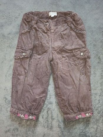 Pantalon côtelé 12 mois