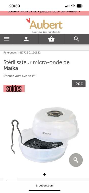 Stérilisateur biberon