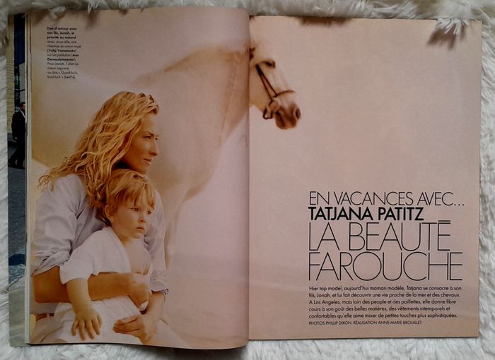 Magazine Elle n°3110 aout 2005 spécial femme rondes et Tatjana Patitz - photo numéro 9