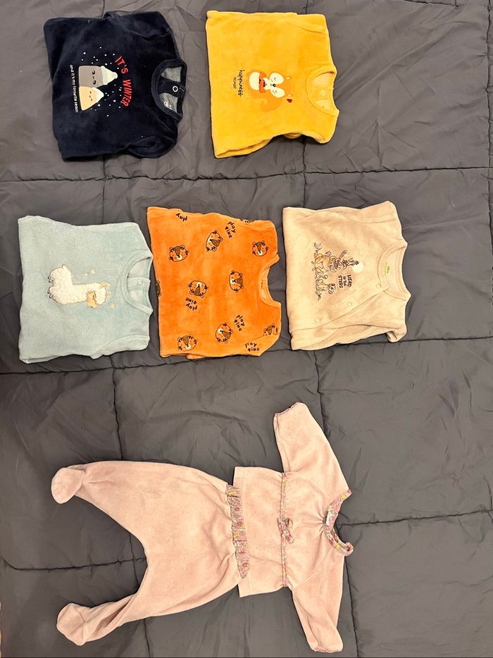 Lot de pyjama 1 mois