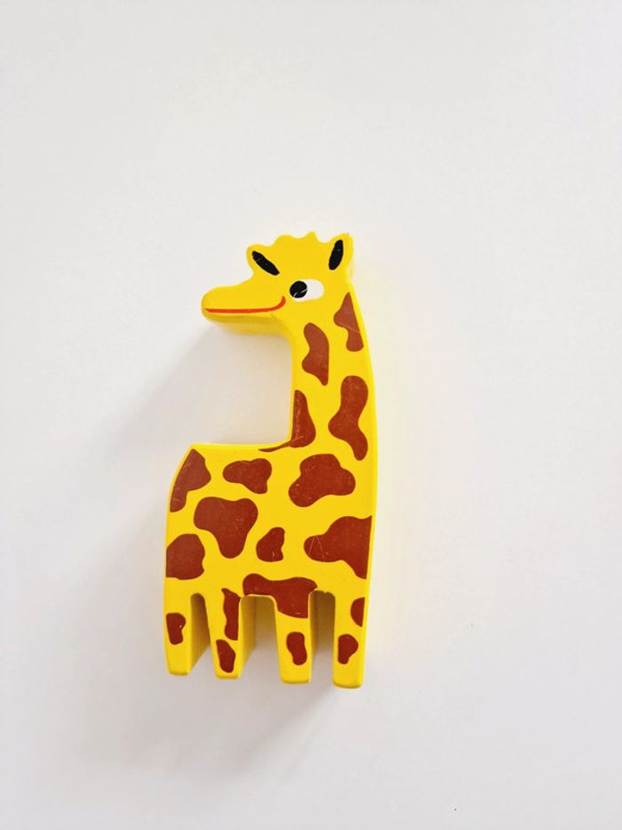 Lot 5 figurines d'animaux en bois - photo numéro 9