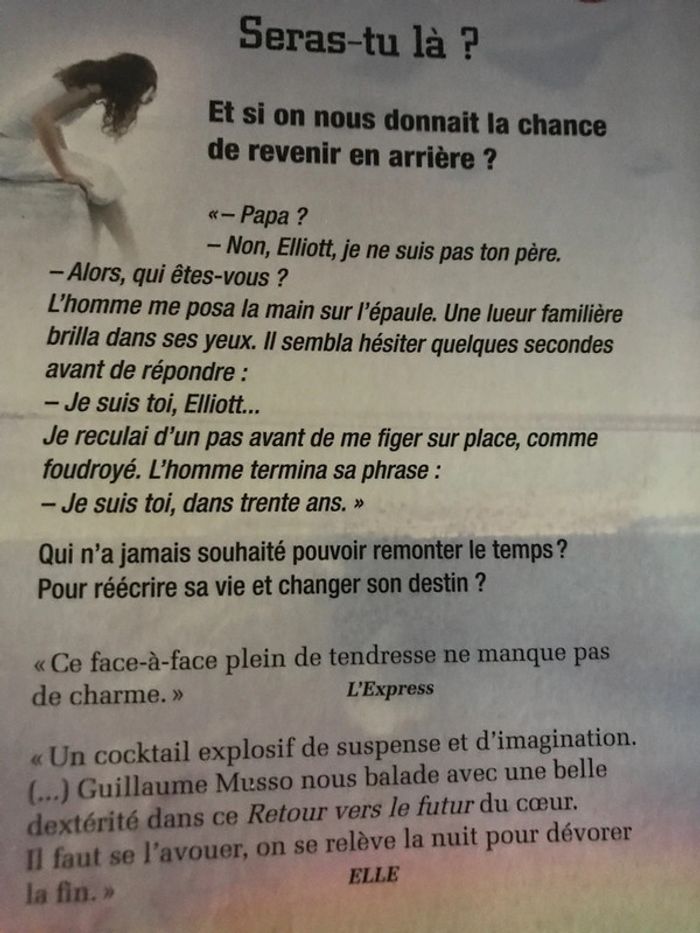 Livre Seras tu la ? - photo numéro 3