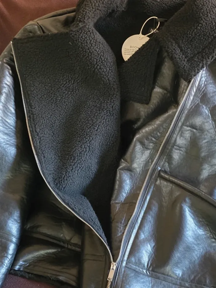 Perfecto noire fourré - photo numéro 6