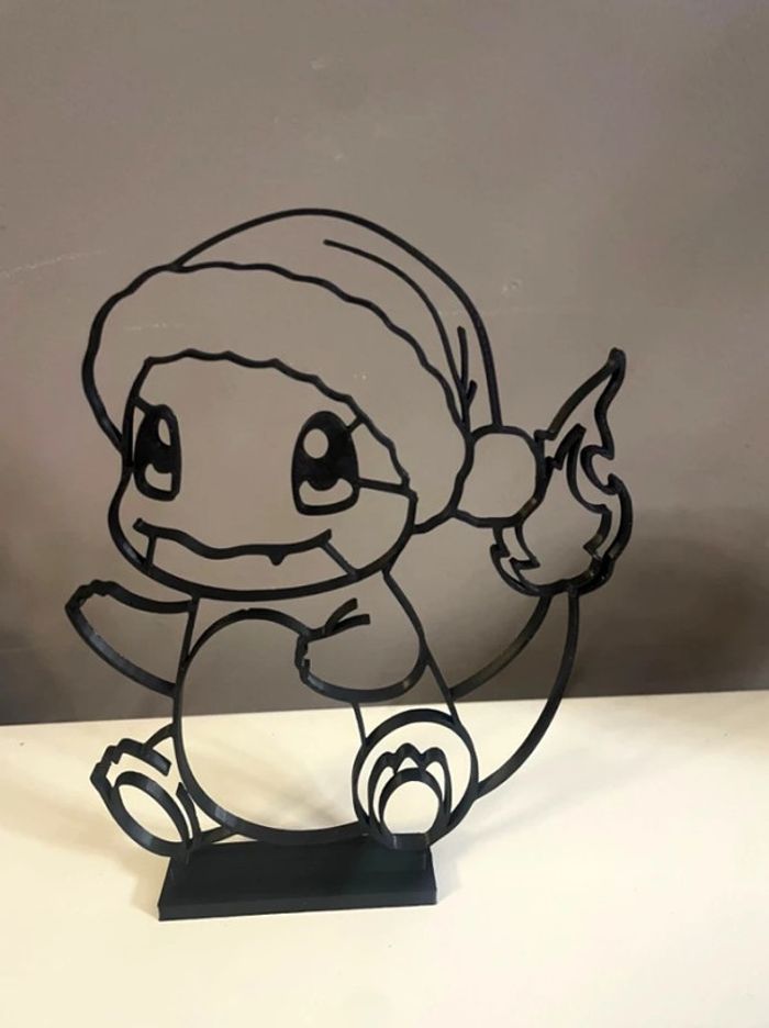 Pikachu Noël - décoration avec son support - photo numéro 3