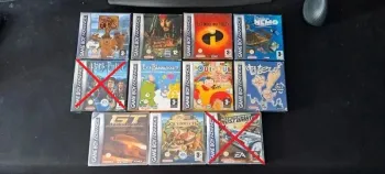 Lot de jeux Game Boy Advance