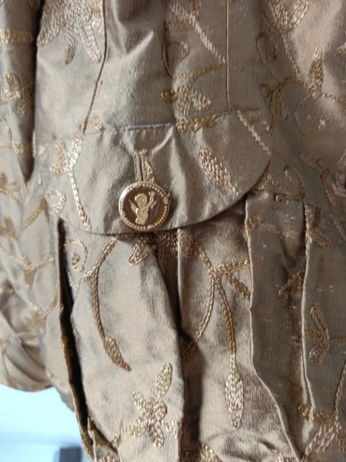 Veste Élégance t.44 100% soie - photo numéro 5