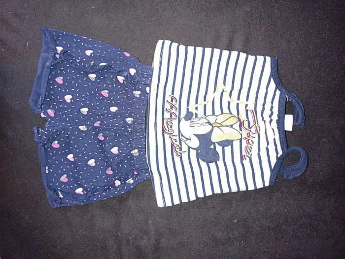 Ensemble Disney haut + short 3 mois