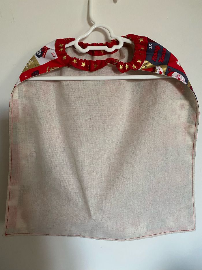 Serviette de cantine 40 X 38 cm en tissu 100% coton décor Noël - photo numéro 5