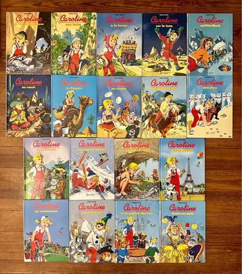 Lot de 18 livres rares vintage anciens albums bd Pierre Probst collection