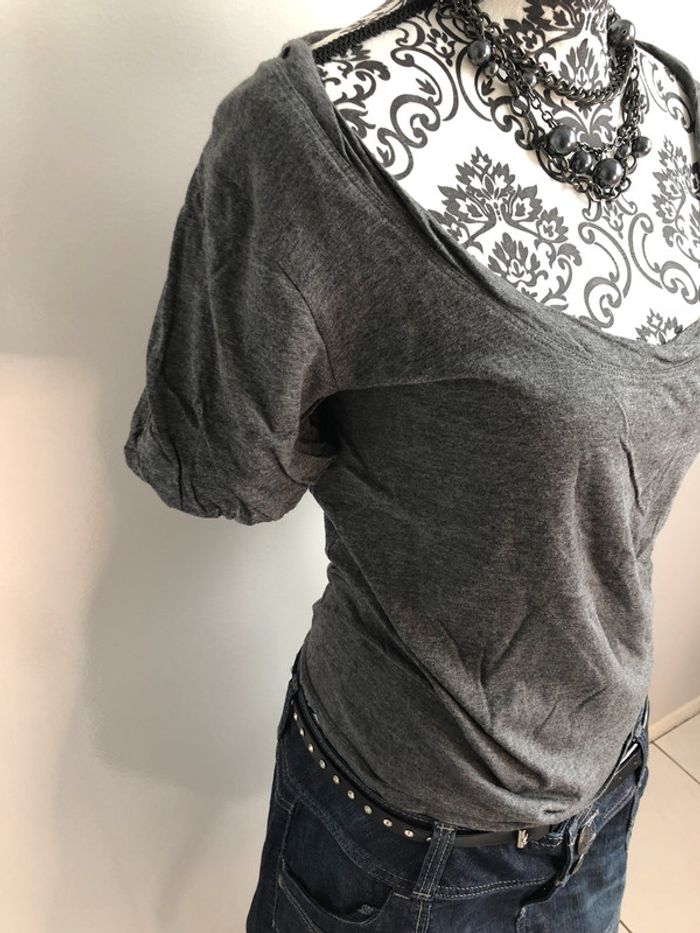 Tee shirt soft grey gris 38/40 - photo numéro 2