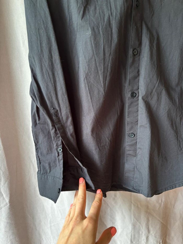 Chemise manche longue noir Jules - photo numéro 3