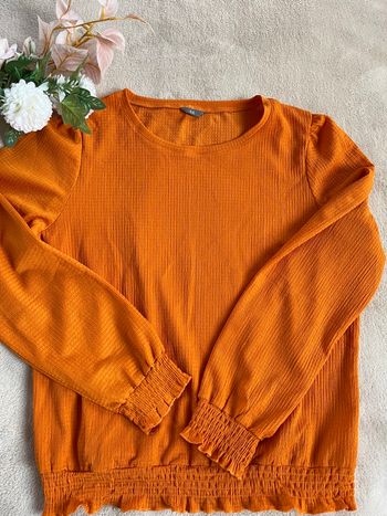 Blouse orange pour femme | taille 44
